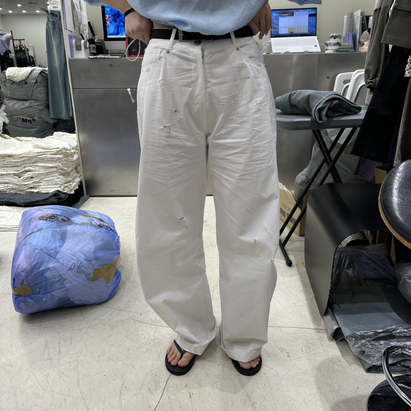 BENE韓國東大門代購女士新款人氣推薦時尚休閑褲不含腰帶BENE休閑褲圖色1