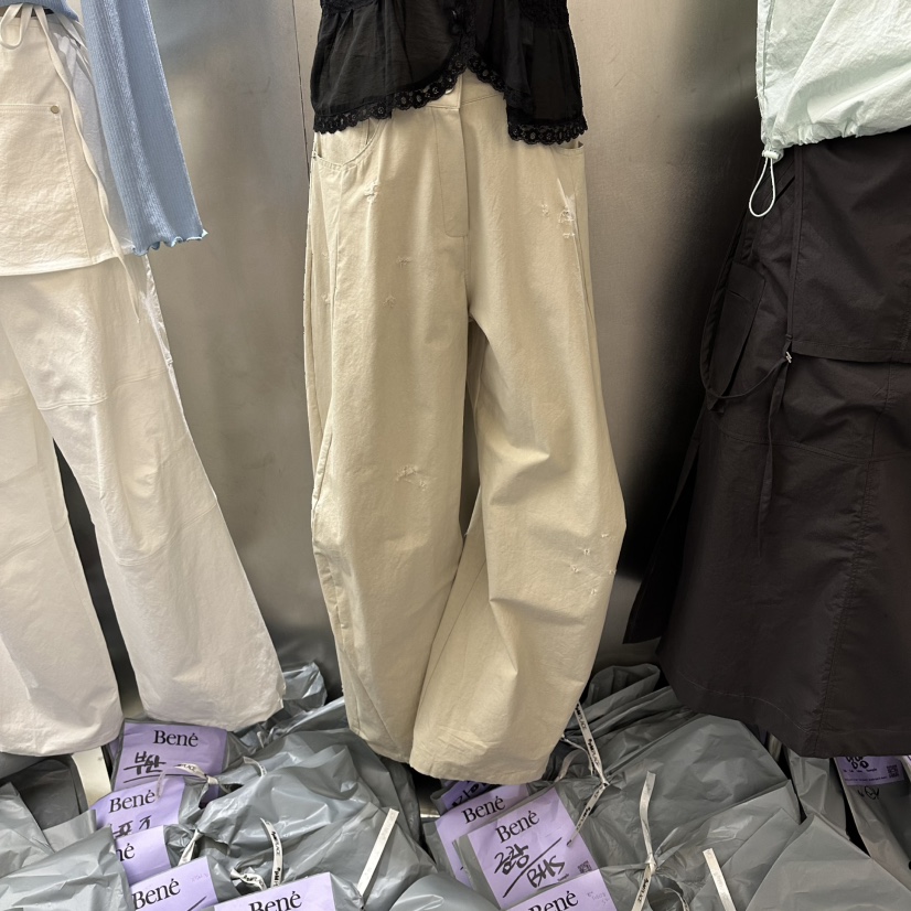 BENE韓國東大門代購女士新款人氣推薦時尚休閑褲不含腰帶BENE休閑褲圖色2