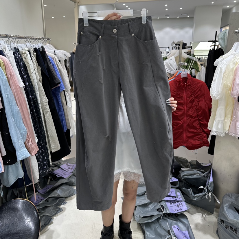 BENE韓國東大門代購女士新款人氣推薦時尚休閑褲不含腰帶BENE休閑褲圖色3