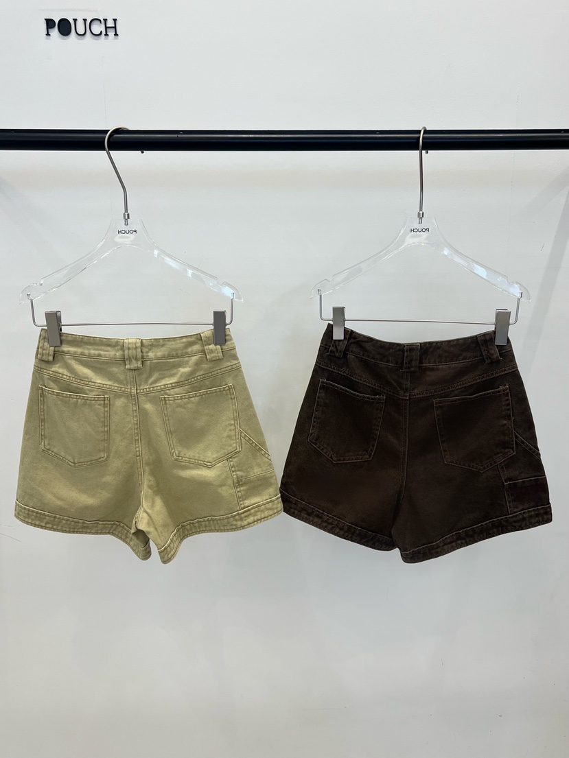 POUCH韓國直郵實拍女士新品職業26春夏推薦時尚熱賣人氣短褲POUCH短褲