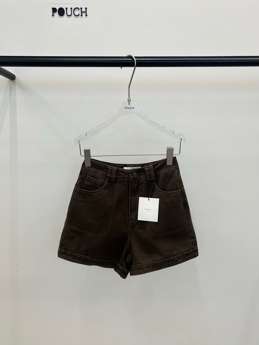 POUCH韓國直郵實拍女士新品職業26春夏推薦時尚熱賣人氣短褲POUCH短褲圖色2