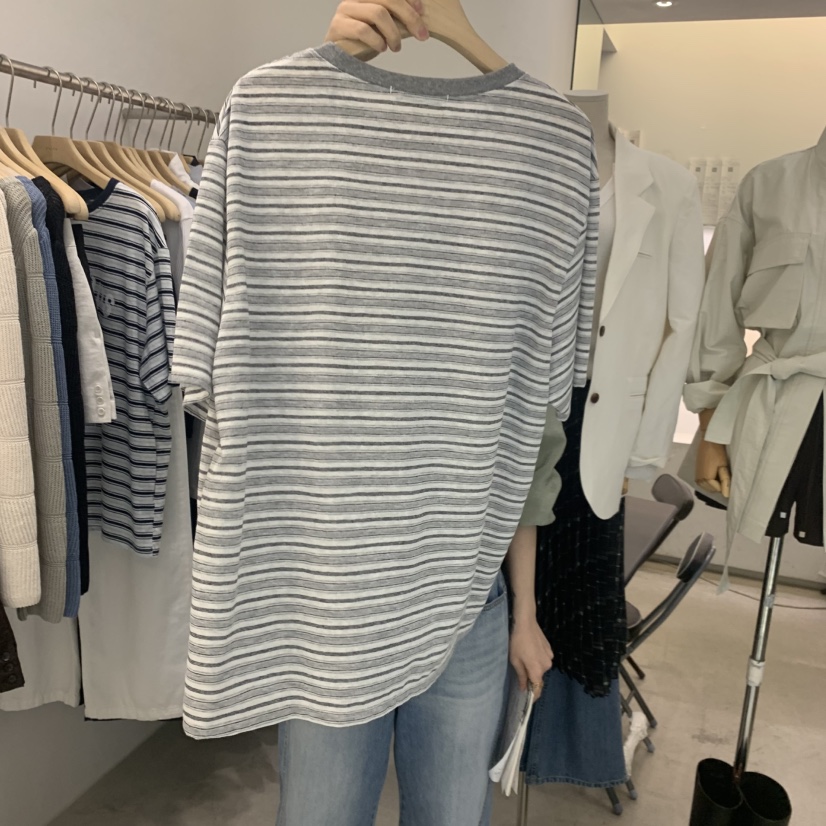 PHILO韓國東大門直郵女士新品休閑26春夏時尚人氣推薦T恤PHILOT恤