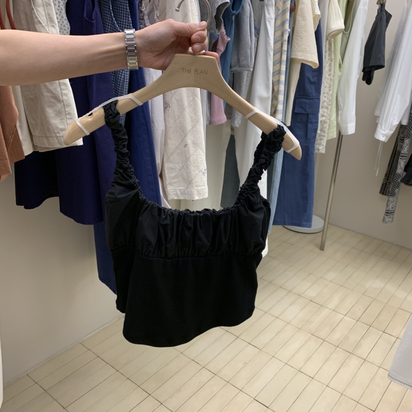 THEPLAN韓國直郵實拍女裝新款推薦人氣職業休閑熱賣吊帶背心THE PLAN吊帶/背心圖色2