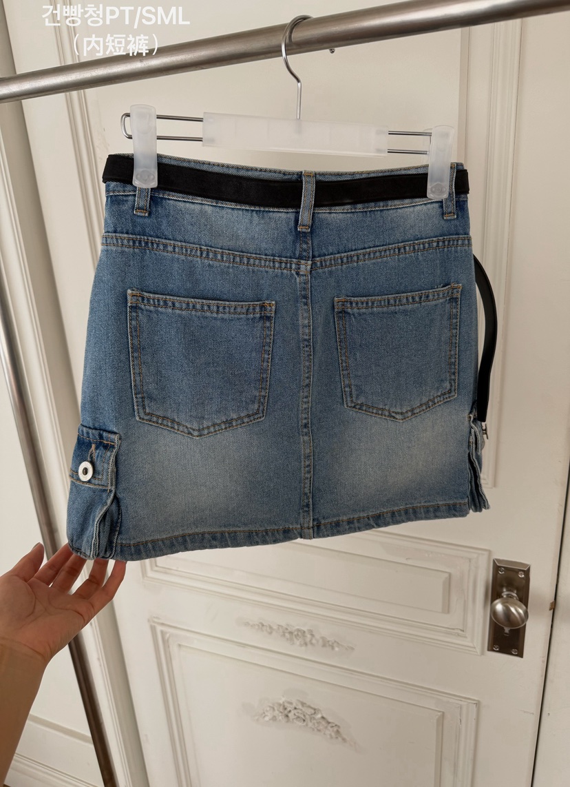 BENE韓國東大門直郵女裝新款26春夏職業時尚裙褲不含腰帶BENE裙褲