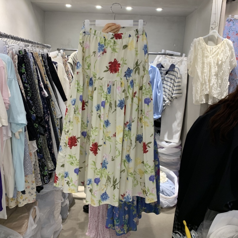 LOGROAD韓國東大門直郵女裝新品職業推薦熱賣人氣休閑長裙LOG ROAD長裙