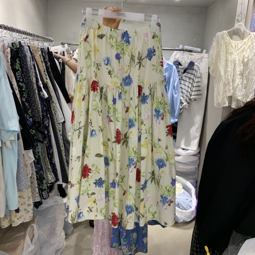 LOGROAD韓國東大門直郵女裝新品職業推薦熱賣人氣休閑長裙LOG ROAD長裙圖色1