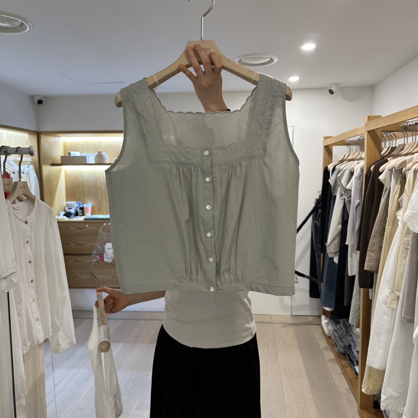 ROUNDER韓國東大門直郵女士新品時尚休閑職業推薦襯衫蕾絲衫ROUNDER襯衫/蕾絲衫圖色2