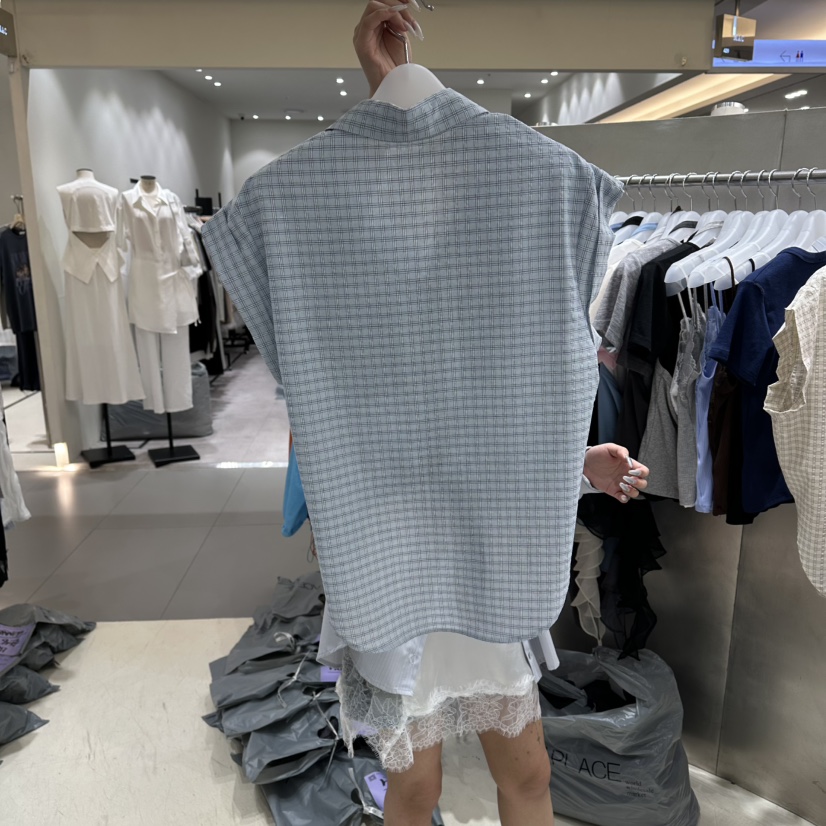 BENE韓國代購女裝新品休閑26春夏推薦熱賣人氣襯衫蕾絲衫BENE襯衫/蕾絲衫