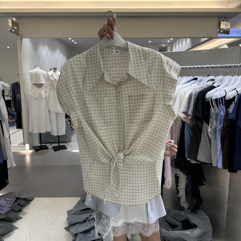 BENE韓國代購女裝新品休閑26春夏推薦熱賣人氣襯衫蕾絲衫BENE襯衫/蕾絲衫圖色2