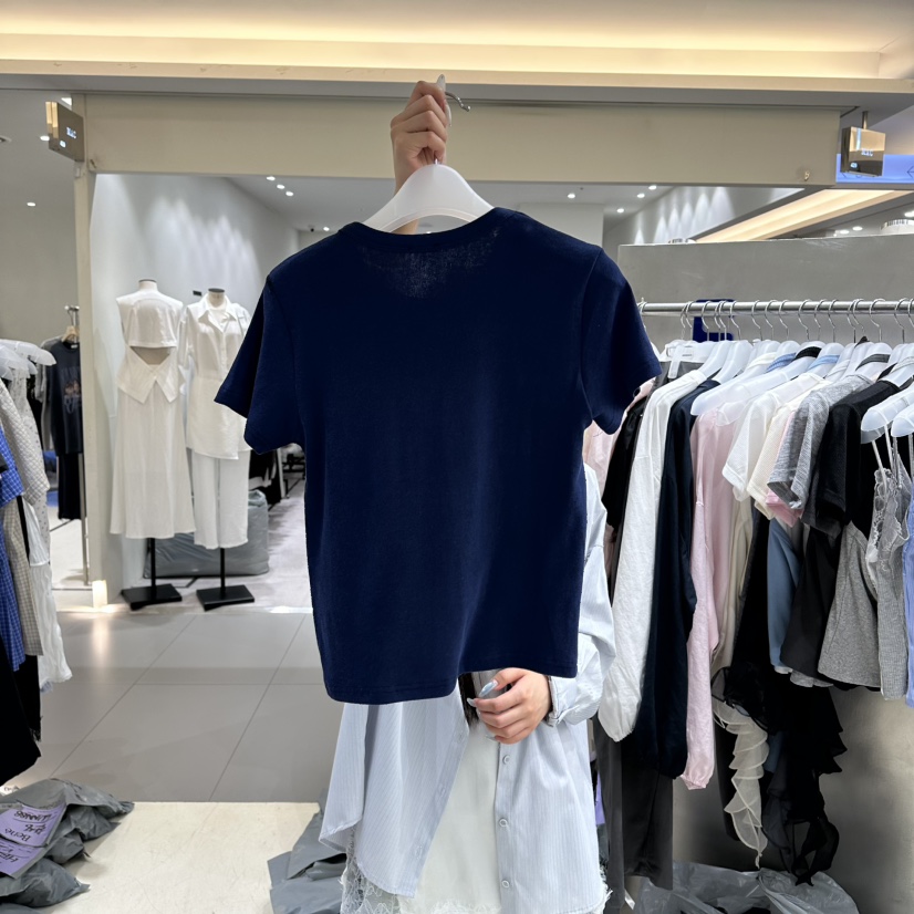 BENE韓國東大門直郵女士新款推薦休閑26春夏熱賣職業時尚T恤BENET恤