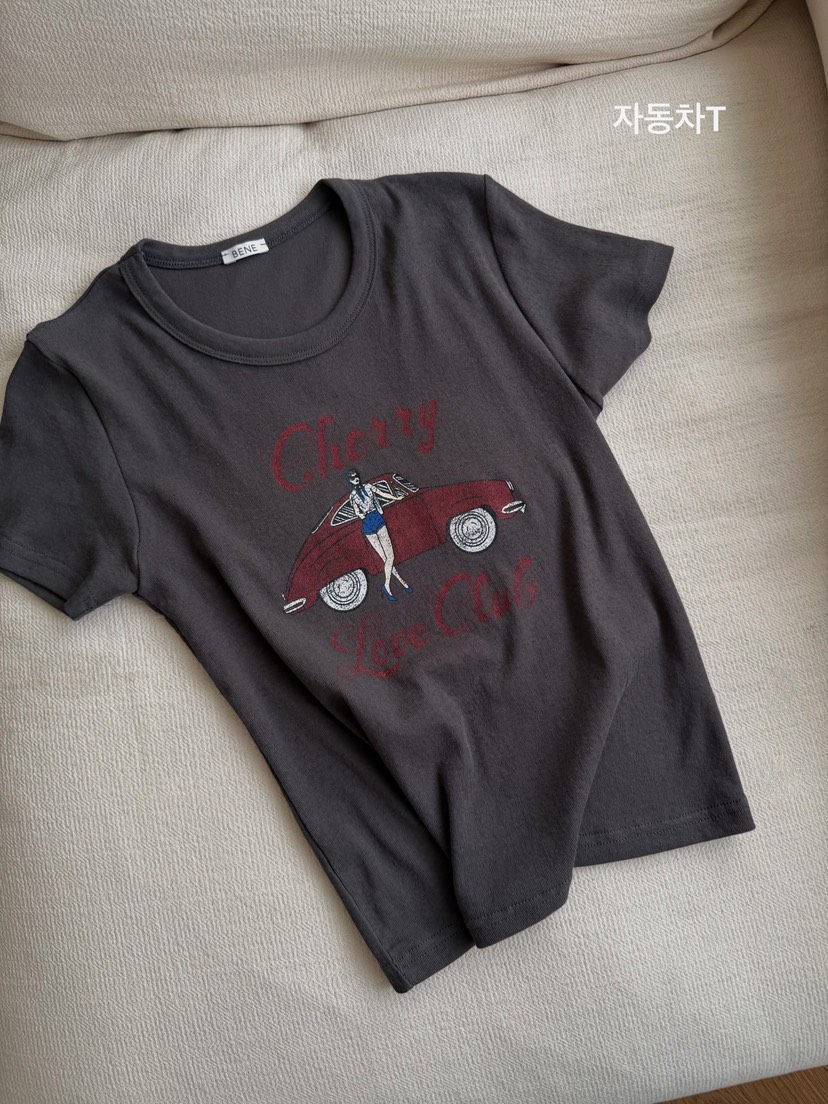 BENE韓國東大門直郵女士新款推薦休閑26春夏熱賣職業時尚T恤BENET恤圖色5