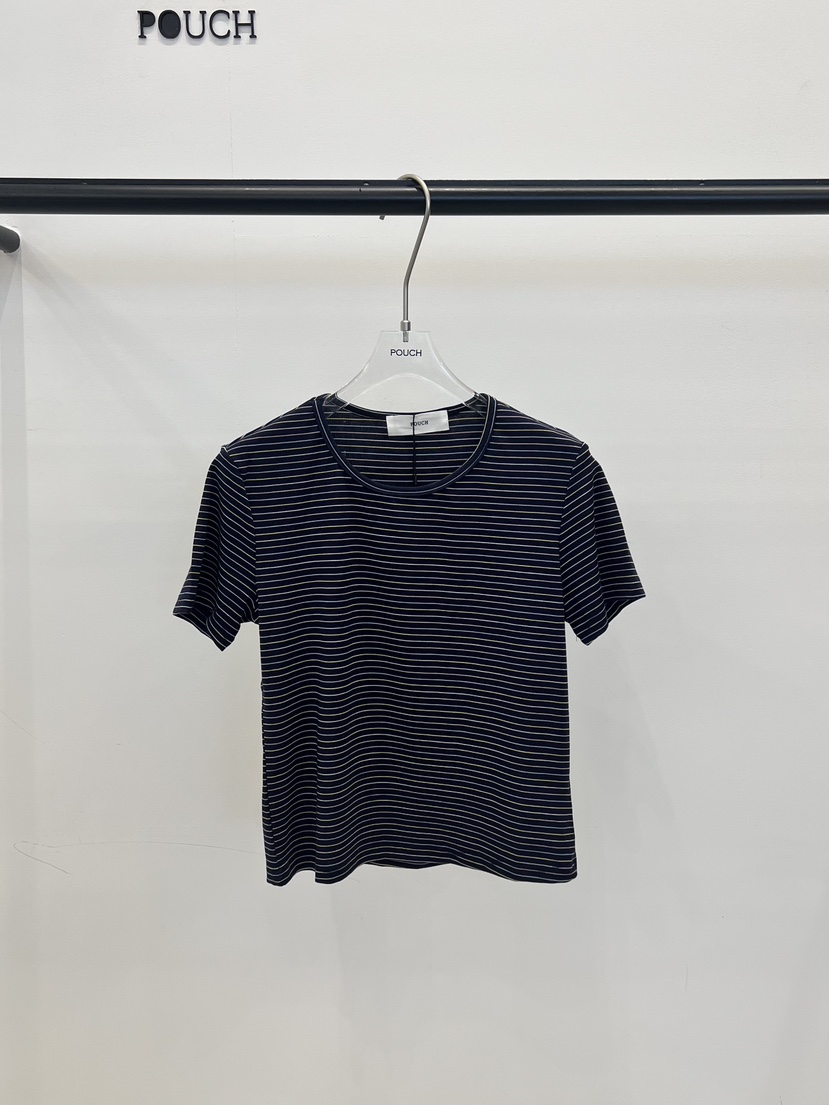 POUCH韓國代購女裝新品26春夏職業推薦熱賣時尚人氣休閑T恤POUCHT恤圖色1