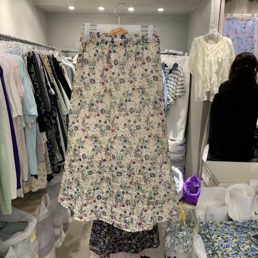 LOGROAD韓國直郵女裝新款熱賣休閑26春夏職業時尚推薦長裙LOG ROAD長裙