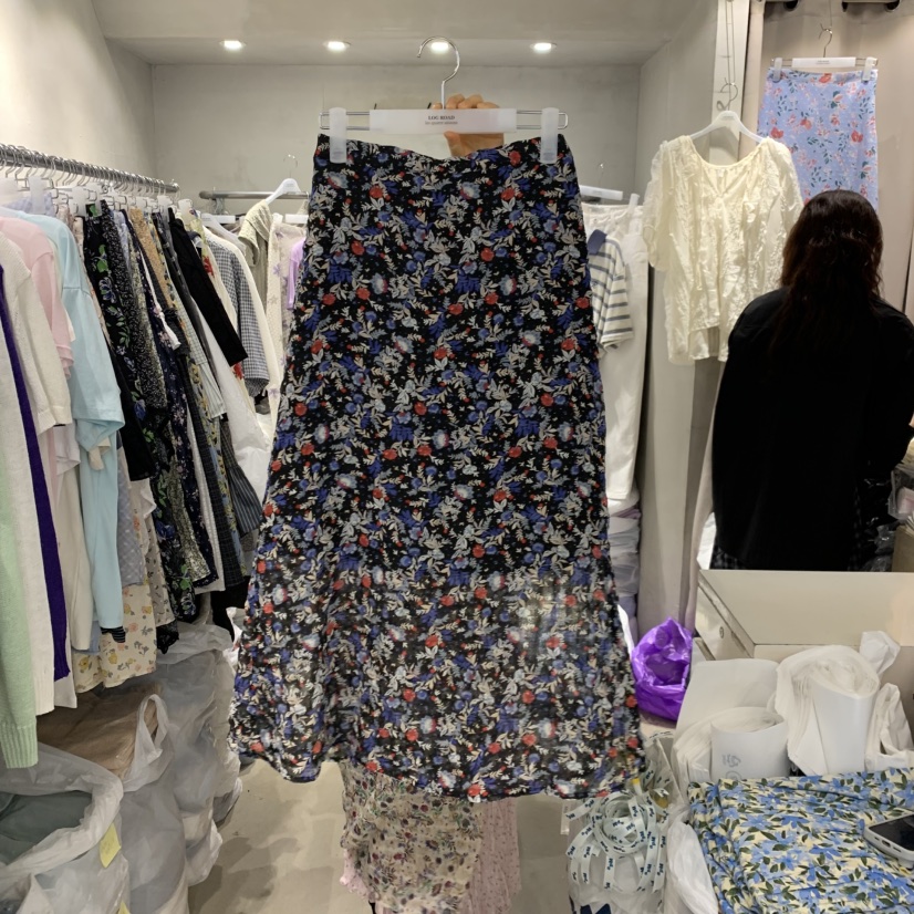 LOGROAD韓國直郵女裝新款熱賣休閑26春夏職業時尚推薦長裙LOG ROAD長裙圖色2