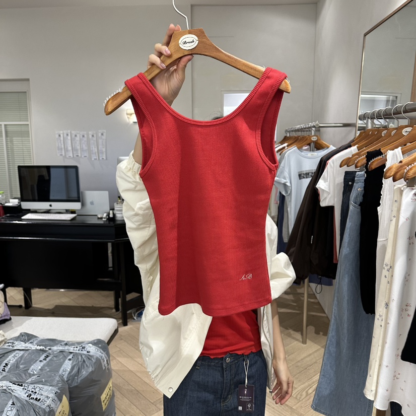 BRUSH-P/MULETTE韓國東大門代購女士新品人氣26春夏吊帶背心BRUSH-P/MULETTE吊帶/背心圖色3