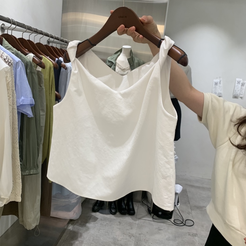 CHAE韓國東大門直郵女裝新款職業26春夏人氣吊帶背心亞麻CHAE吊帶/背心圖色3