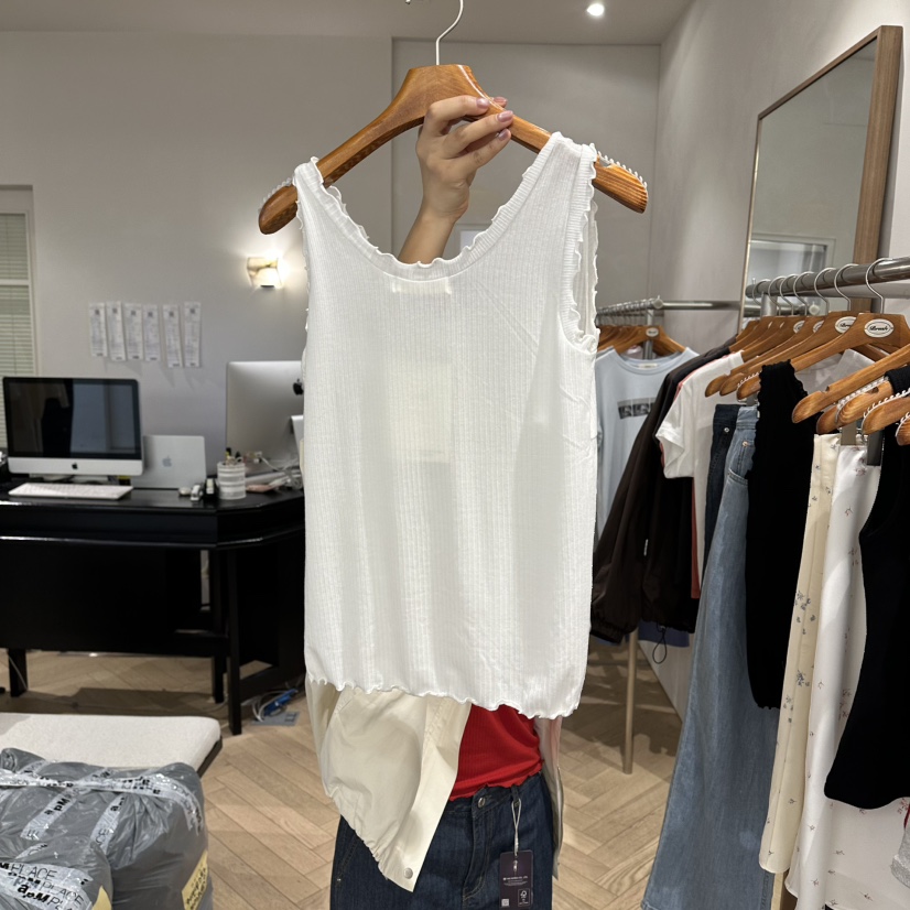 BRUSH-P/MULETTE韓國代購女士新品休閑26春夏推薦吊帶背心BRUSH-P/MULETTE吊帶/背心