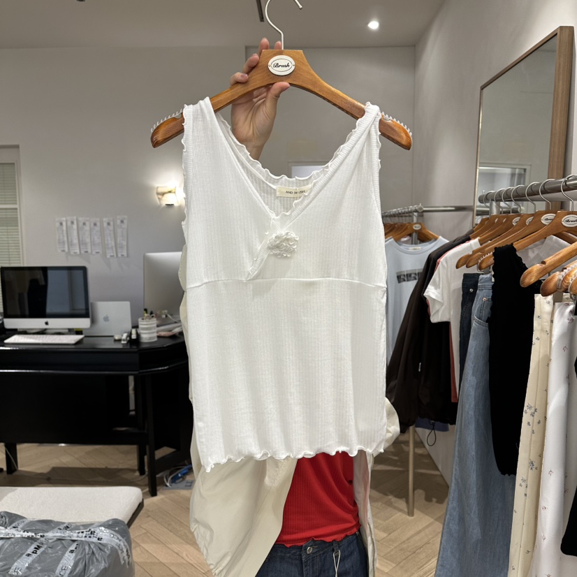 BRUSH-P/MULETTE韓國代購女士新品休閑26春夏推薦吊帶背心BRUSH-P/MULETTE吊帶/背心圖色1