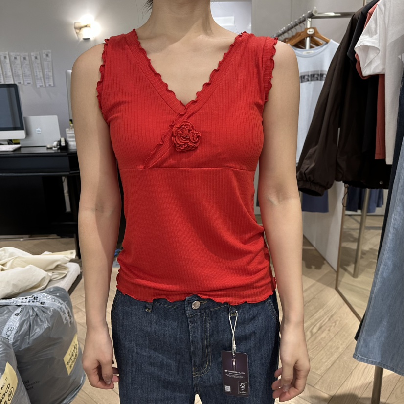 BRUSH-P/MULETTE韓國代購女士新品休閑26春夏推薦吊帶背心BRUSH-P/MULETTE吊帶/背心圖色2