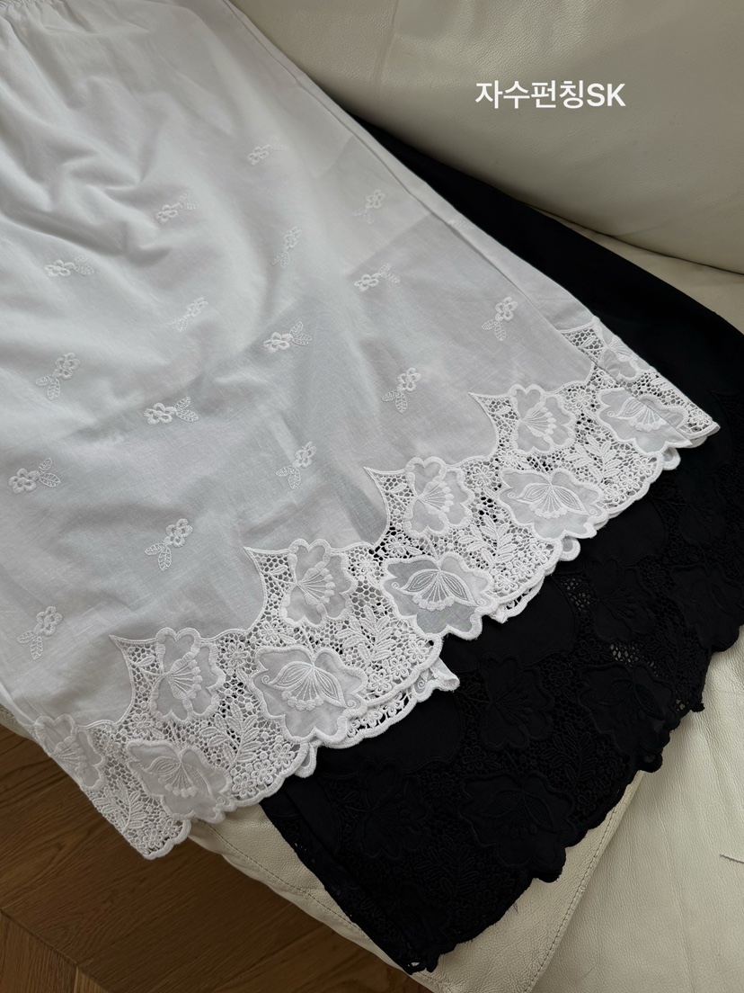 BENE韓國直郵女士新品人氣休閑推薦26春夏熱賣時尚長裙刺繡BENE長裙