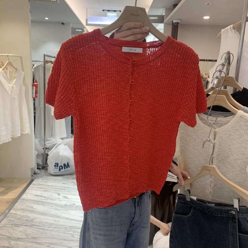 PHILO韓國東大門直郵女裝新品時尚職業推薦26春夏針織衫開衫PHILO針織衫圖色3