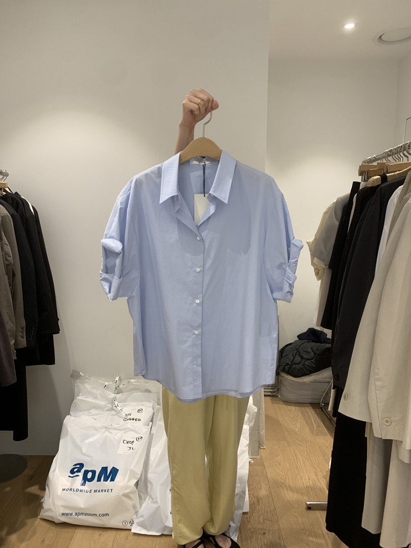 OUR-A/NOVAE韓國直郵女士新款時尚推薦熱賣襯衫蕾絲衫棉OUR/NOVAE襯衫/蕾絲衫圖色3