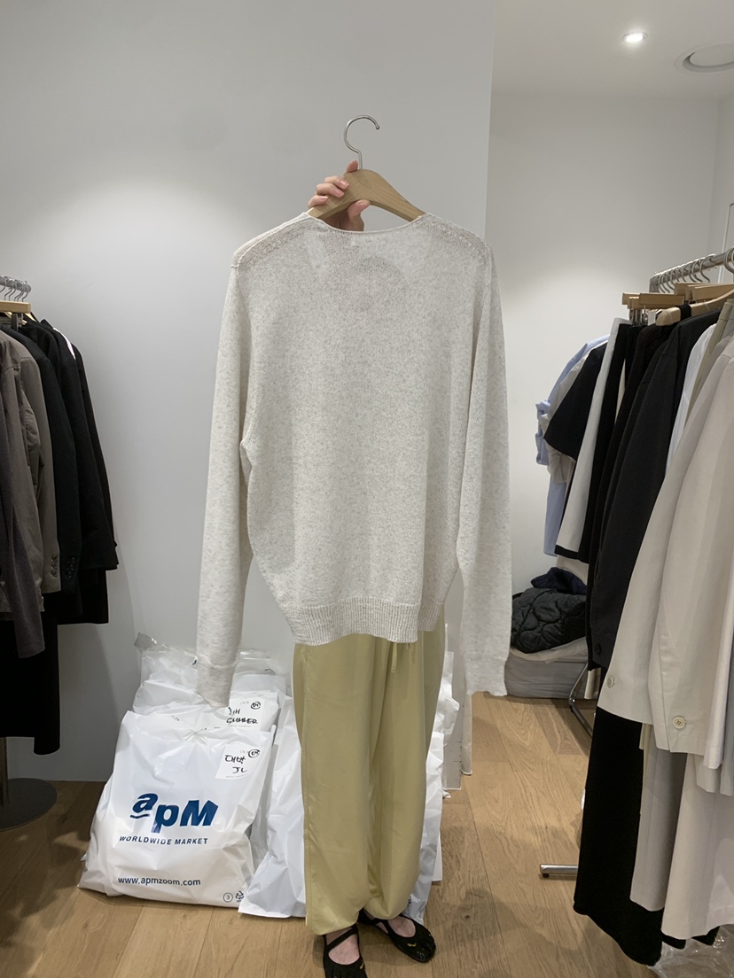 OUR-A/NOVAE韓國東大門代購女裝新品推薦休閑針織衫亞麻布OUR/NOVAE針織衫