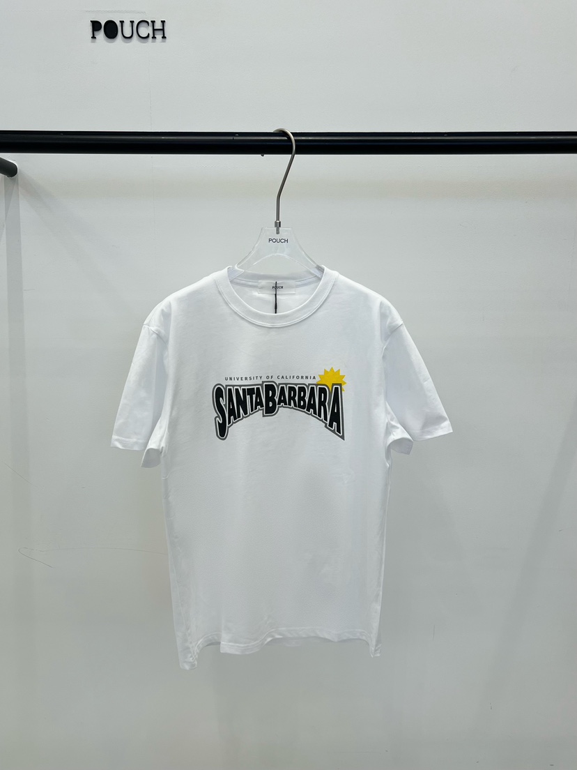 POUCH韓國直郵女士新品休閑推薦熱賣職業時尚人氣26春夏T恤POUCHT恤圖色1