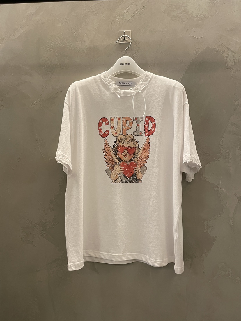 MULCUP韓國代購女士新款熱賣人氣職業時尚推薦休閑26春夏T恤MULCUPT恤圖色2