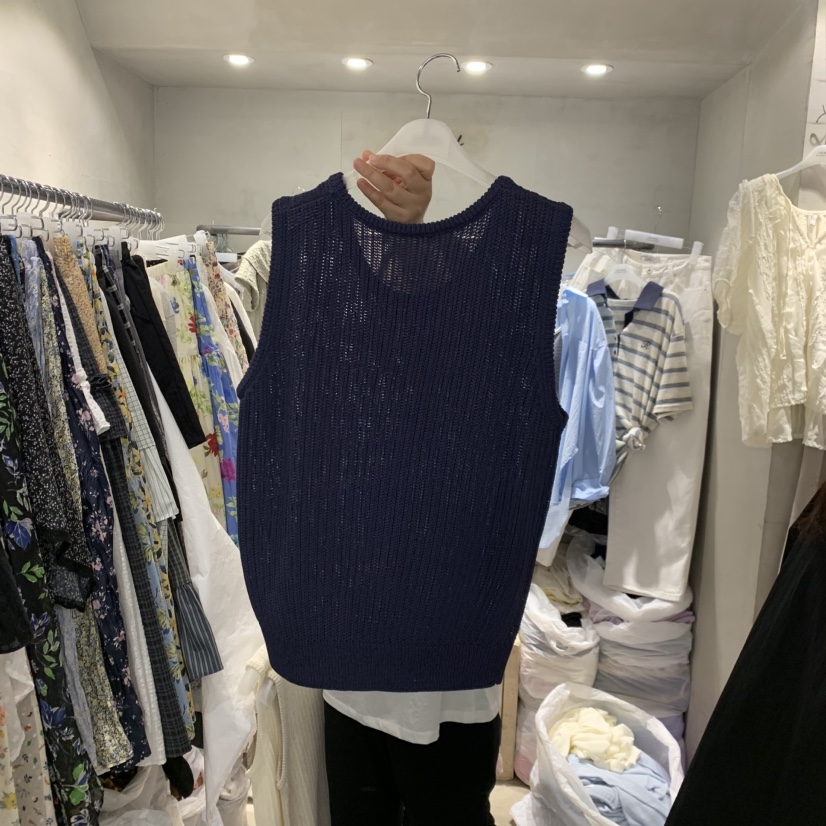 LOGROAD韓國直郵女士新品26春夏休閑推薦時尚吊帶背心亞麻布LOG ROAD吊帶/背心