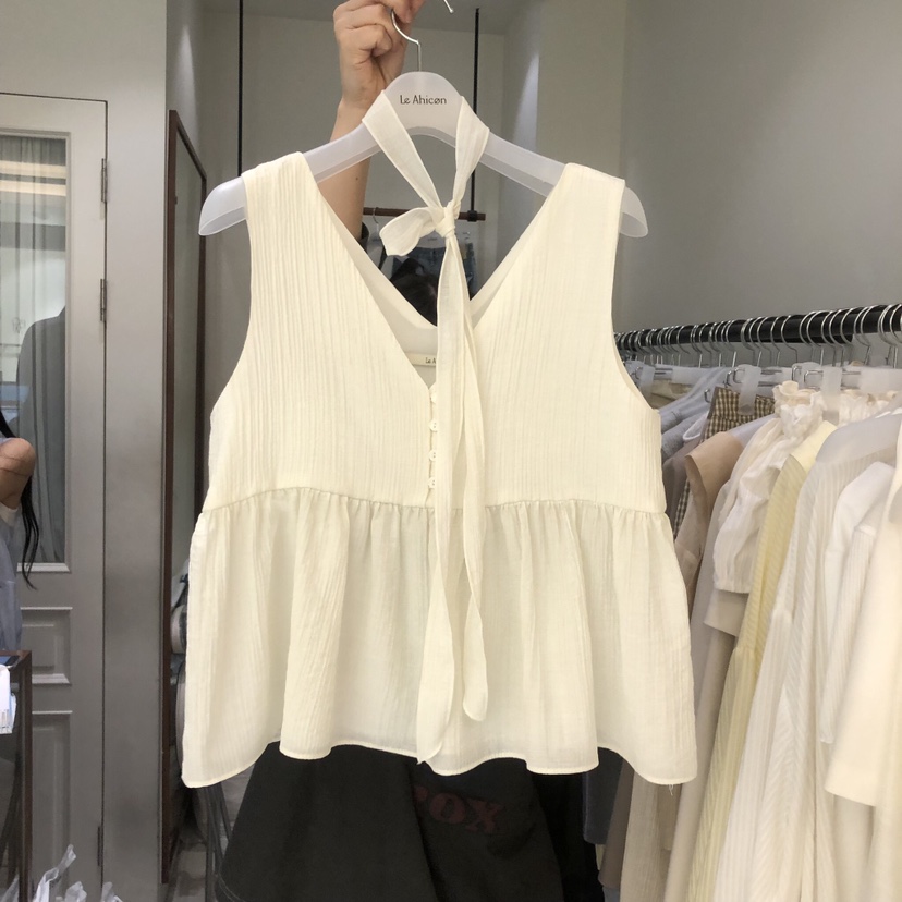 LE AHICON韓國代購女裝新品推薦時尚熱賣人氣職業吊帶背心Le Ahicon吊帶/背心圖色1