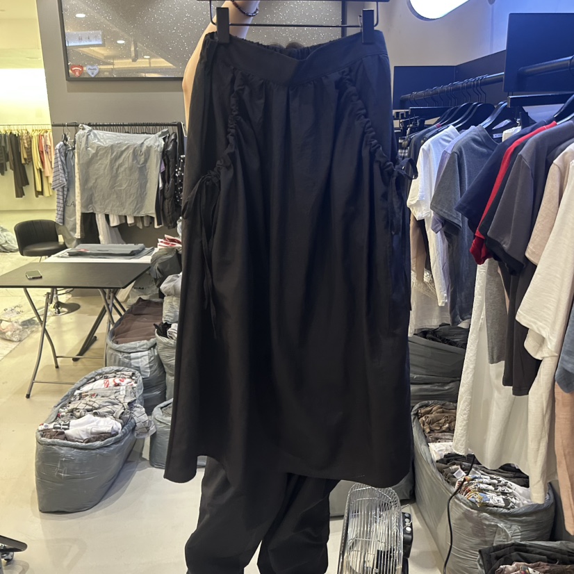 CREDITO韓國代購女士新品時尚休閑職業人氣推薦熱賣長裙口袋CREDITO長裙圖色2