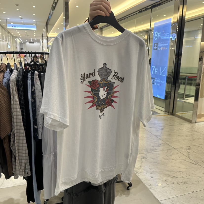 CREDITO韓國東大門直郵女士新品推薦時尚休閑人氣熱賣T恤CREDITOT恤圖色1