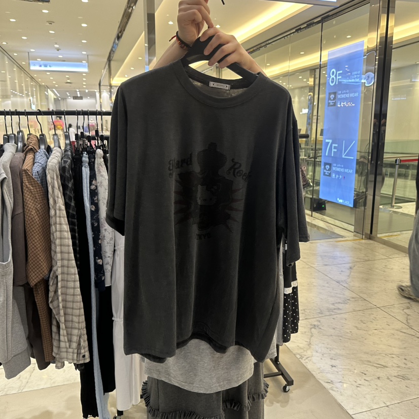 CREDITO韓國東大門直郵女士新品推薦時尚休閑人氣熱賣T恤CREDITOT恤圖色3