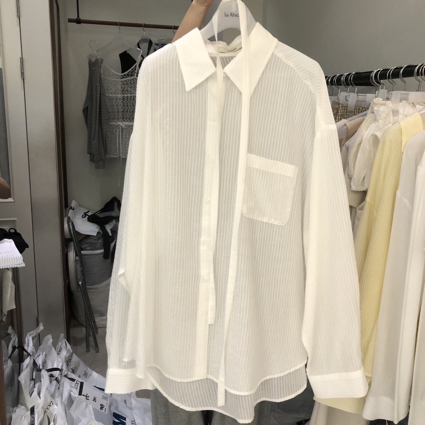 LE AHICON韓國直郵實拍女裝新款職業休閑26春夏襯衫蕾絲衫Le Ahicon襯衫/蕾絲衫圖色3