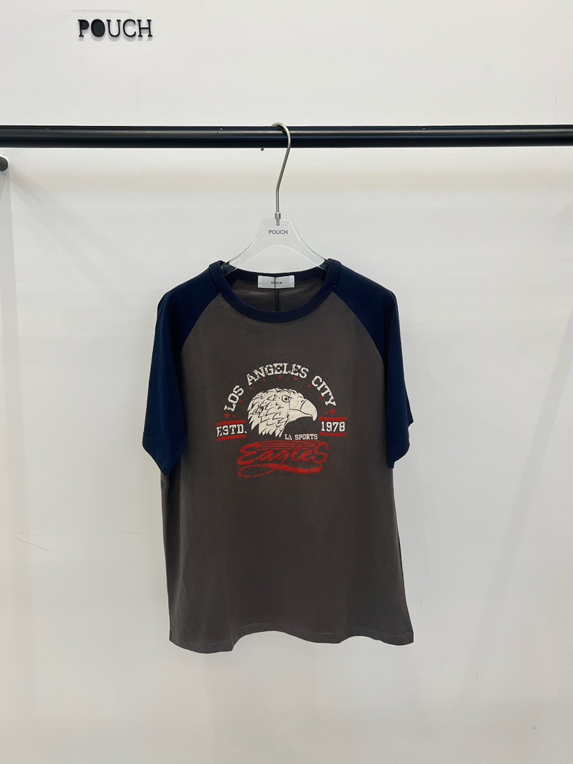 POUCH韓國東大門直郵女裝新款熱賣推薦職業人氣26春夏T恤POUCHT恤圖色1