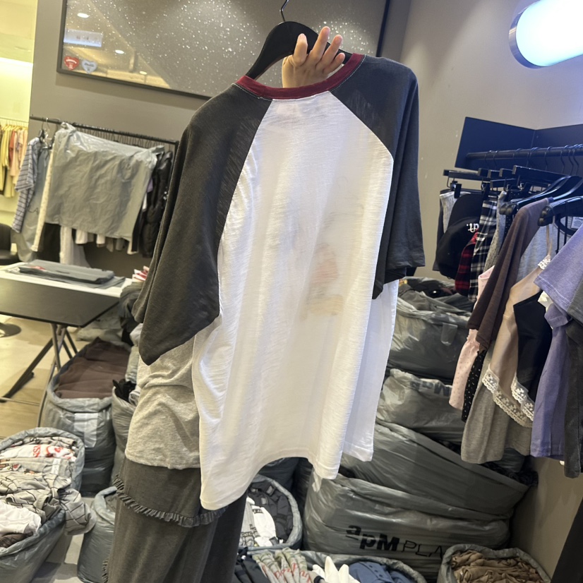 CREDITO韓國直郵女裝新品職業時尚推薦26春夏熱賣長袖T恤CREDITO長袖T恤