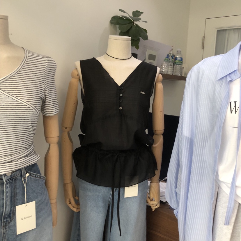 LE AHICON韓國東大門直郵女裝新品職業熱賣時尚吊帶背心Le Ahicon吊帶/背心圖色2