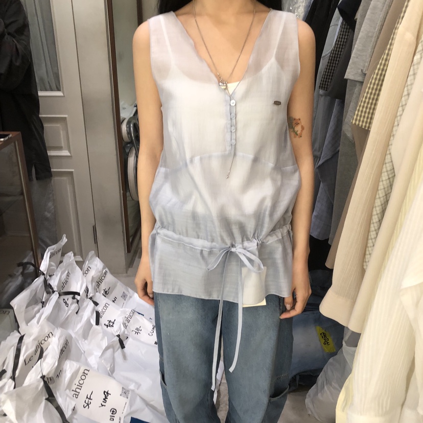 LE AHICON韓國東大門直郵女裝新品職業熱賣時尚吊帶背心Le Ahicon吊帶/背心圖色3
