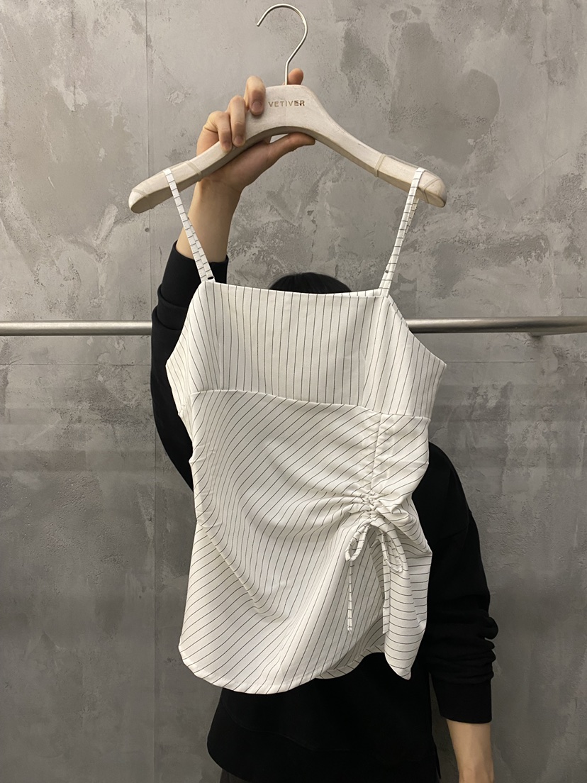 THE VETIVER-A韓國直郵實拍女士新款職業休閑26春夏吊帶背心VETIVER吊帶/背心圖色1
