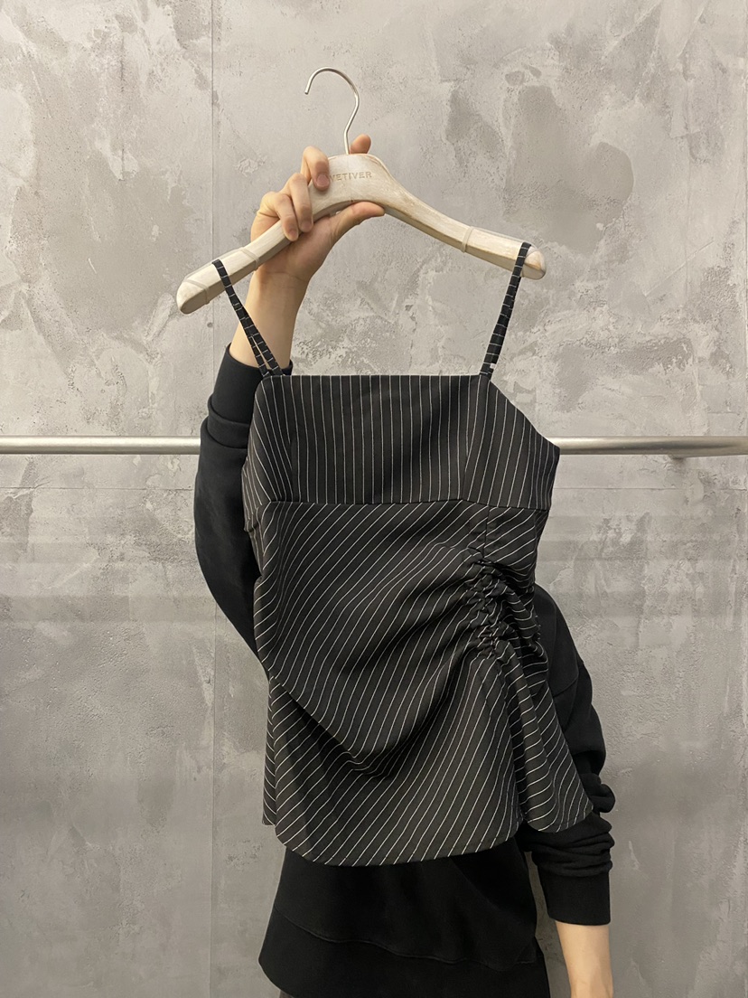 THE VETIVER-A韓國直郵實拍女士新款職業休閑26春夏吊帶背心VETIVER吊帶/背心圖色2