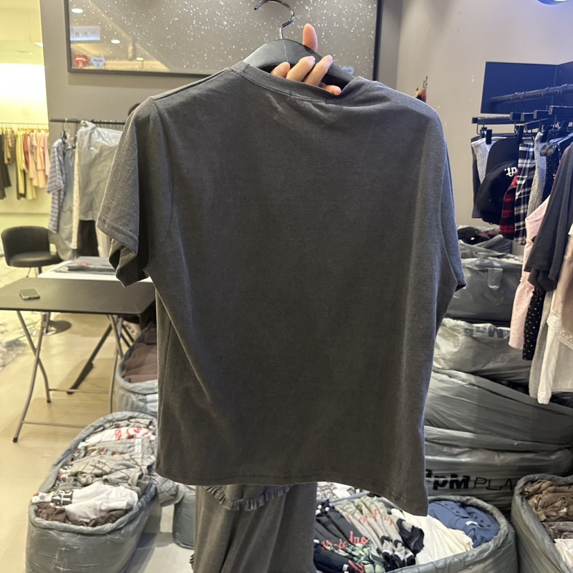 CREDITO韓國代購女士新款26春夏推薦休閑熱賣人氣時尚T恤CREDITOT恤