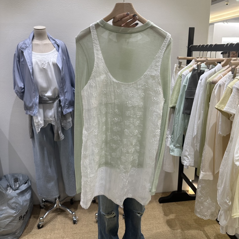 NDE韓國東大門代購女裝新品職業時尚熱賣吊帶背心不含內搭BOHEME_NDE吊帶/背心