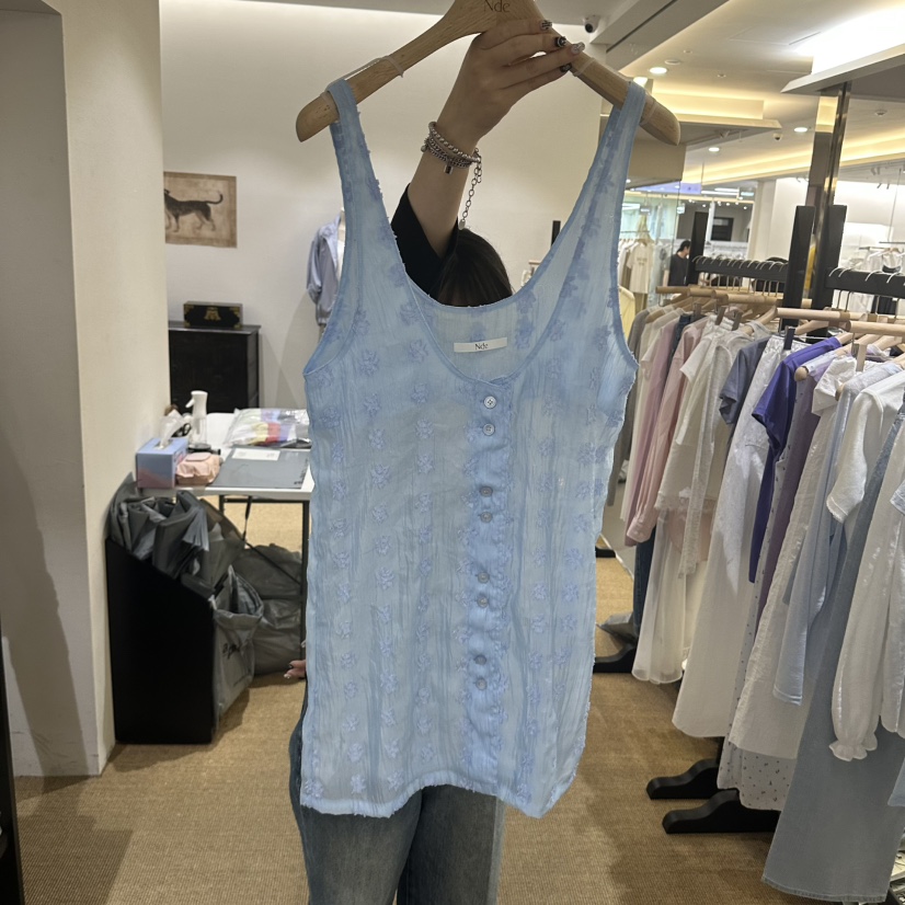 NDE韓國東大門代購女裝新品職業時尚熱賣吊帶背心不含內搭BOHEME_NDE吊帶/背心圖色1