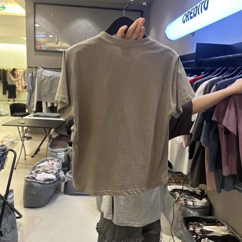 CREDITO韓國直郵女裝新款推薦休閑熱賣人氣時尚26春夏T恤CREDITOT恤
