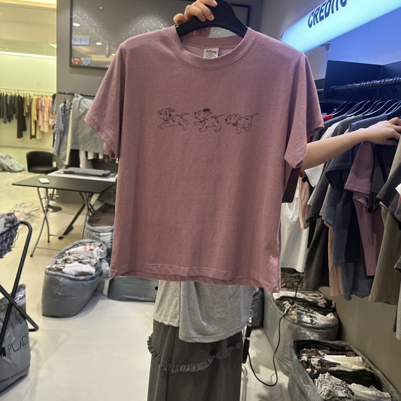 CREDITO韓國直郵女裝新款推薦休閑熱賣人氣時尚26春夏T恤CREDITOT恤圖色2