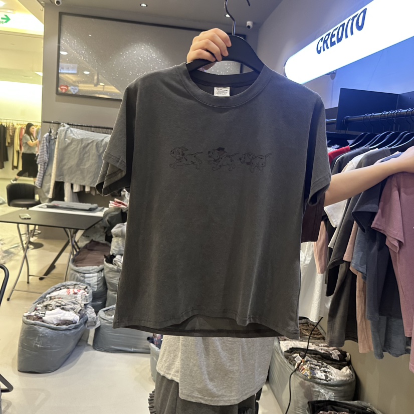 CREDITO韓國直郵女裝新款推薦休閑熱賣人氣時尚26春夏T恤CREDITOT恤圖色3