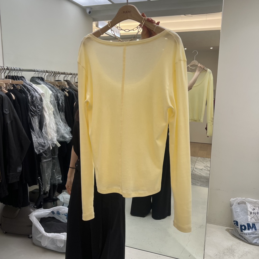 FLAUNT韓國東大門代購女裝新品時尚熱賣人氣休閑職業長袖T恤FLAUNT長袖T恤圖色1