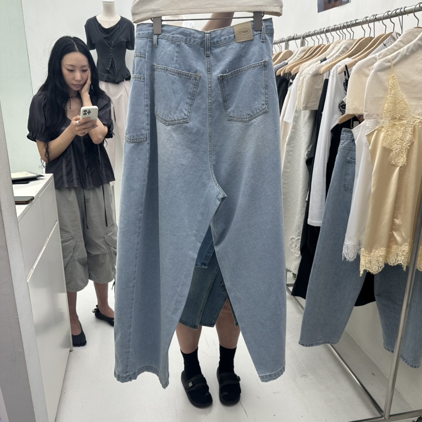 CHAV韓國東大門直郵女裝新款26春夏人氣時尚休閑推薦牛仔褲CHAV牛仔褲