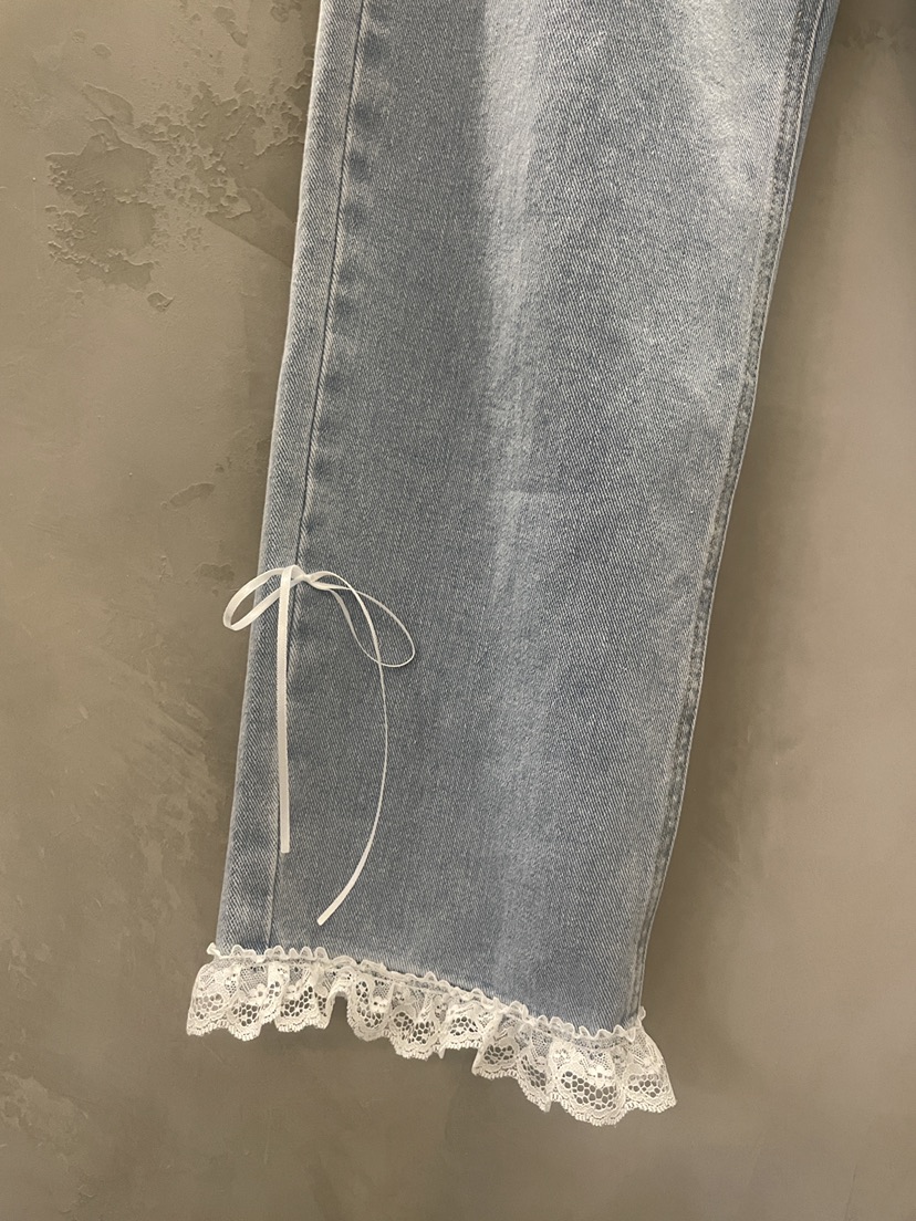 MULCUP韓國代購女裝新品休閑職業熱賣時尚人氣26春夏牛仔褲MULCUP牛仔褲